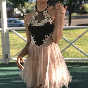 Cream homecoming dress!